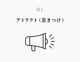 アトラクト（惹きつけ）